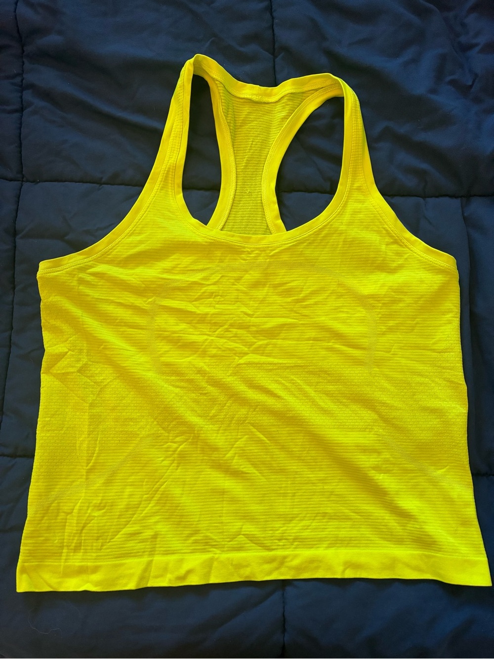 lululemon athletica Neon Yellow Racerback Tank